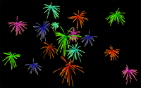 Fireworks background