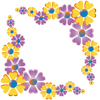 Flower Corner Variation Frame