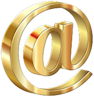 3D Enhanced Gold AT Sign 3