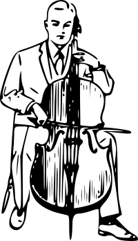 Man playing cello