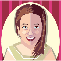 Female Flat Shaded Avatar