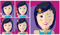Female Flat Shaded Avatar 2