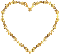 Colorful Fancy Decorative Line Art Heart 4