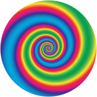 Colorful Swirling Vortex
