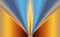 Searing Jet Of Flame