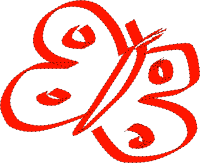 red butterfly