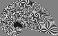 black and white spirals