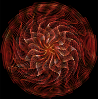 Colorful Wavy Vortex Line Art 11