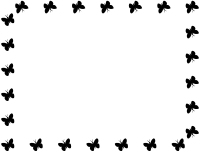 Butterfly frame (B&W)