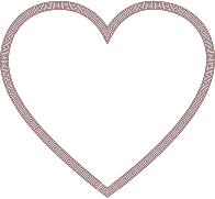 Greek Border Heart
