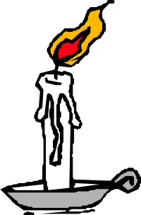 Burning candle