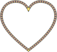 Stained Glass Heart 2