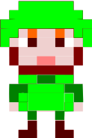 Pixel Art Soldier Male Unarmed