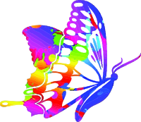 Stylised butterfly