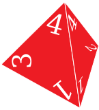 D4, Four Sided Die