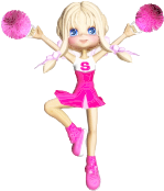Cartoon Cheerleader