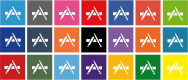 Colorful Write Draw Icons