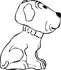 puppy side view