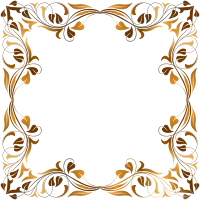 Floral Flourish Frame 6