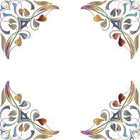 Floral Flourish Frame 7 Variation 2