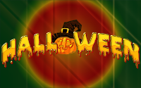 Halloween Typography With Background