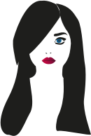 Long Haired Woman's Portrait