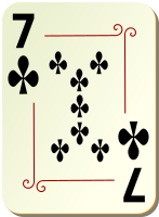 Ornamental deck: 7 of clubs