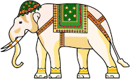 Decorated Ornamental Elephant
