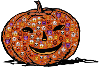Colorful Halloween Pumpkin