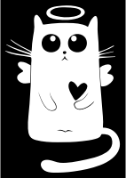 Angelic Cat White