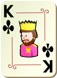 Ornamental deck: King of clubs