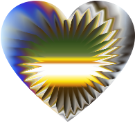 Colorful Refraction Heart 6