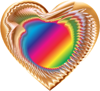 Colorful Refraction Heart 10