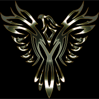 Colorful Phoenix Line Art 6 B
