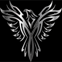 Colorful Phoenix Line Art 11