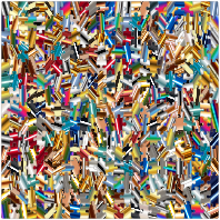 Psychedelic Jigsaw Puzzle Pieces