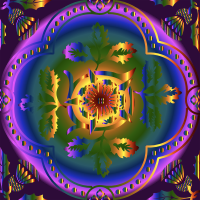 Decorative Floral Design Enhanced
