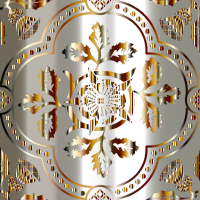 Decorative Floral Design Enhanced 3