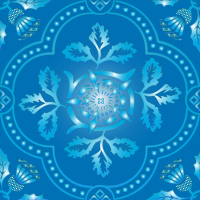 Decorative Floral Design Enhanced 4
