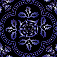 Decorative Floral Design Enhanced 9
