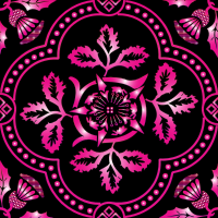 Decorative Floral Design Enhanced 10