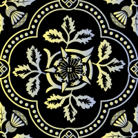 Decorative Floral Design Enhanced 14