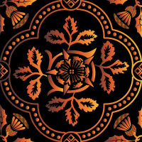 Decorative Floral Design Enhanced 16