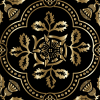 Decorative Floral Design Enhanced 17