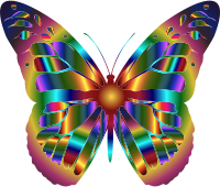 Iridescent Monarch Butterfly 3