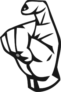 Deaf Alphabet X