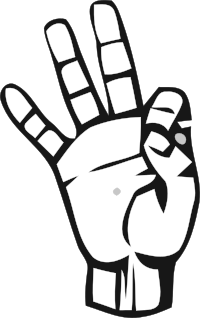 Deaf Alphabet 9