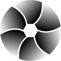 Grayscale Shutter Icon