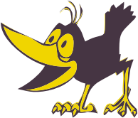Cartoon Crow