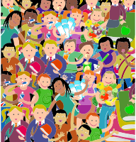Crowd Of Kids